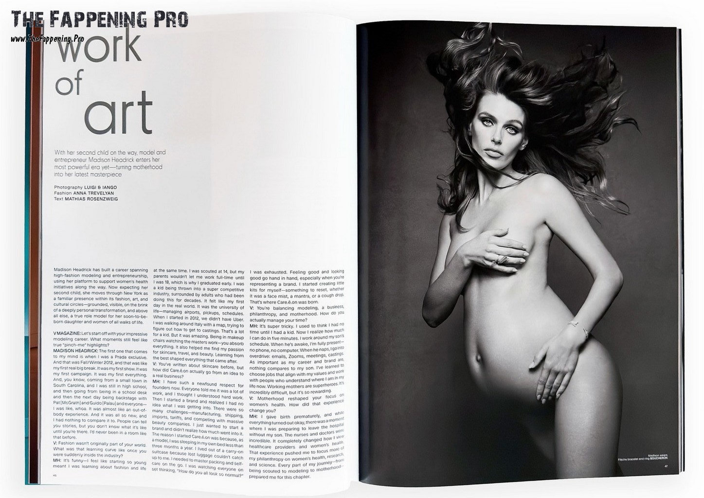 Madison Headrick Nude And Pregnant In V Magazine 2026