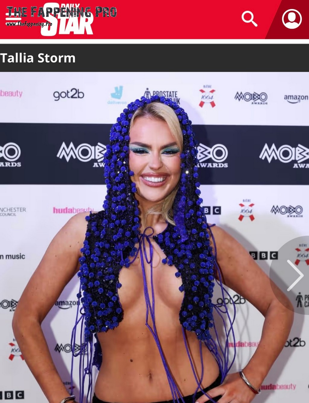 Tallia Storm At MOBO Awards 2026