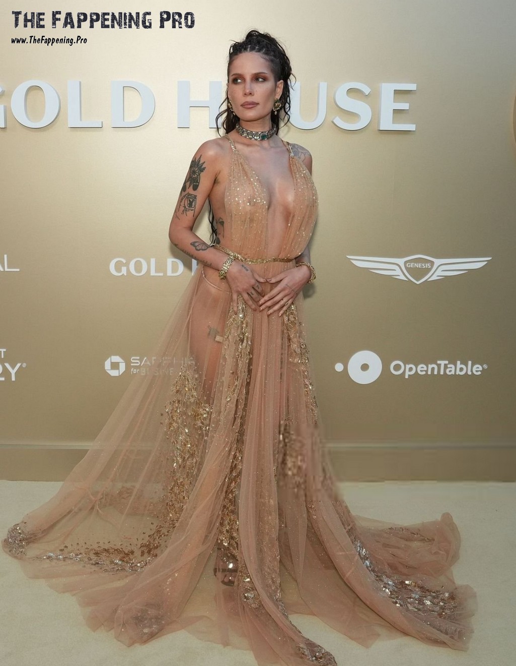 Halsey Boobs Exposed