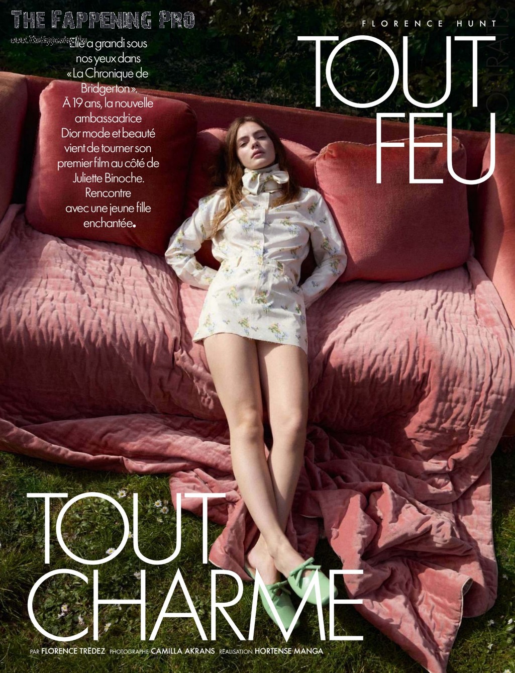 Florence Hunt Sexy In Elle 2026