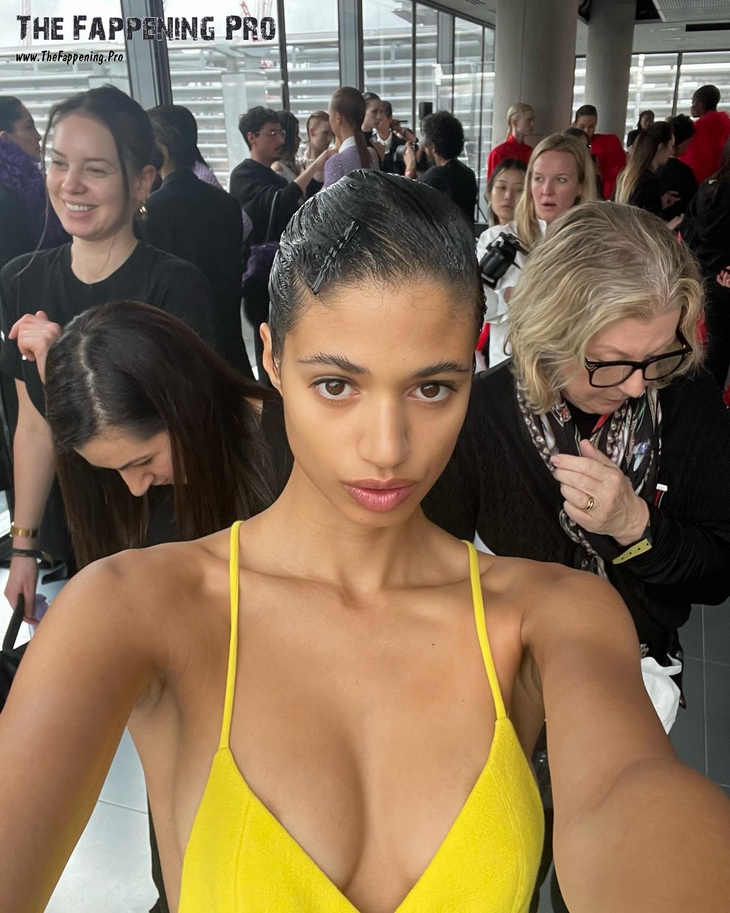 Malika El Maslouhi Nip Slip