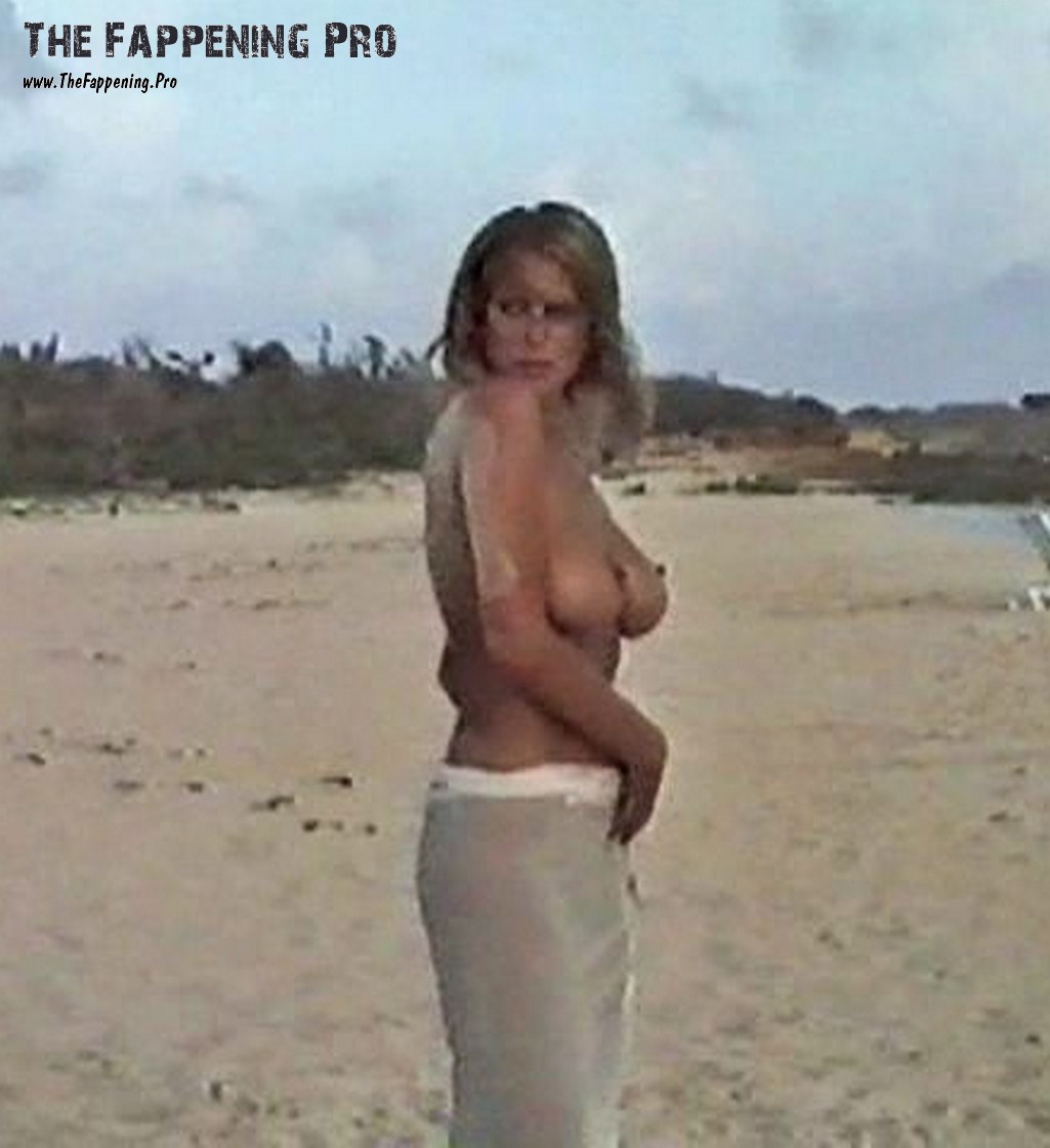 Alessia Marcuzzi Naked On The Beach