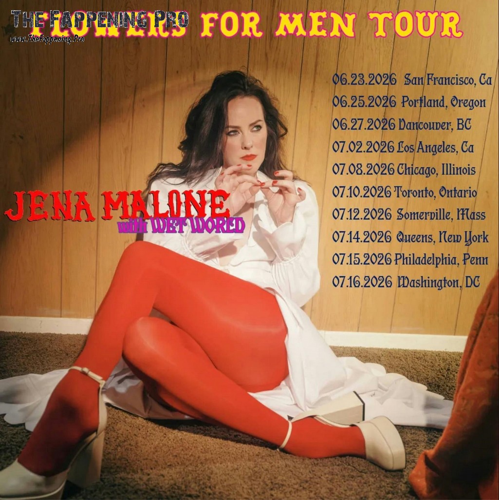 Jena Malone Sexy For Her New Flowers For Men Tour 2026