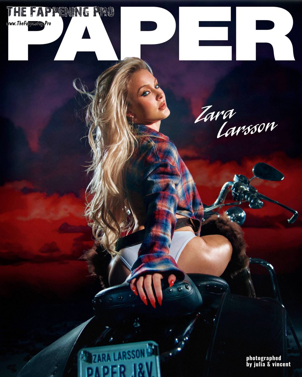 Zara Larsson Sexy In Paper Magazine 2026