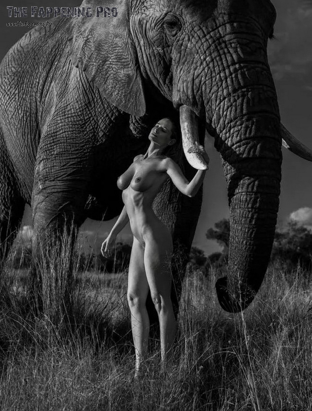 Genevieve Morton Nude With Wild Animals
