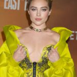 Florence Pugh Deep Cleavage